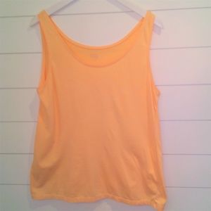 Eileen Fisher Sleeveless Tee Soft Cotton Size M